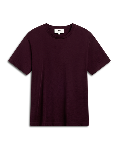Fine Wool T-shirt Purple