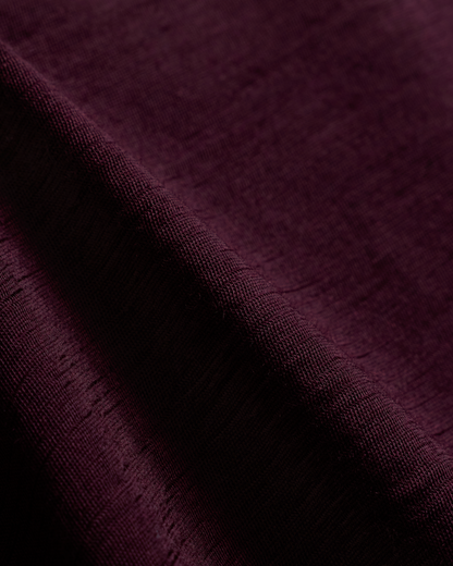 Fine Wool T-shirt Purple