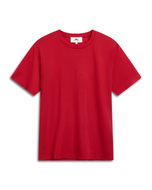 Fine Wool T-shirt Red