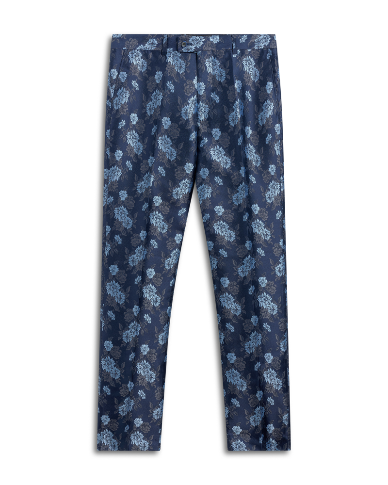 Flower Blue Pant