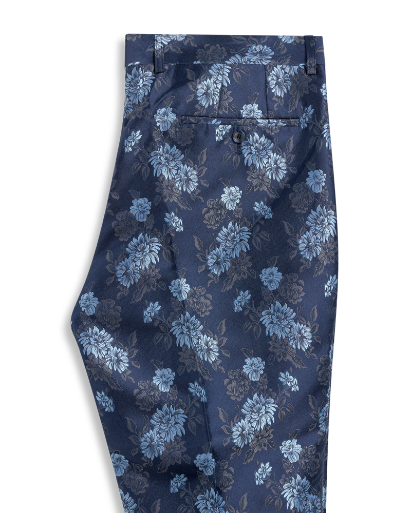 Flower Blue Pant