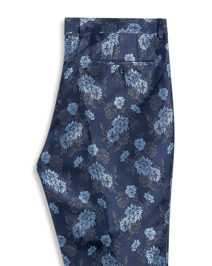 Flower Blue Pant