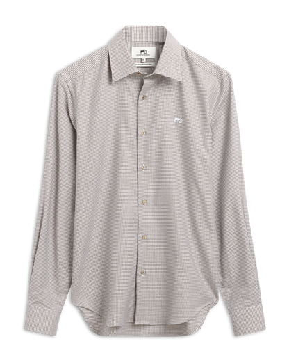 H Tooth Brown Shirt S