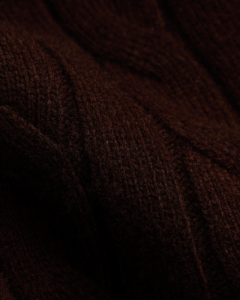 Knit Cable Half Zip