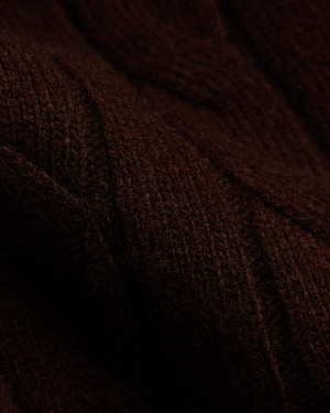 Knit Cable Half Zip