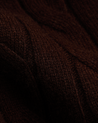 Knit Cable Half Zip