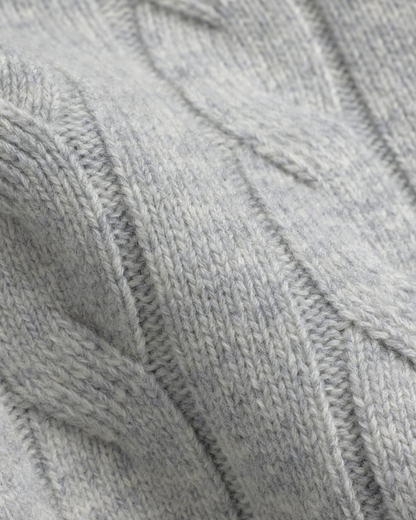 Knit Cable Half Zip