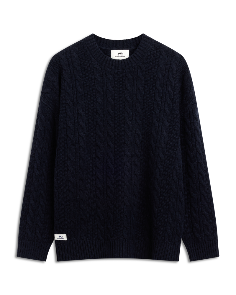 Knit R-Neck Cable