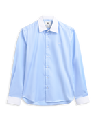 Kontrast Collar Light-blue Shirt S