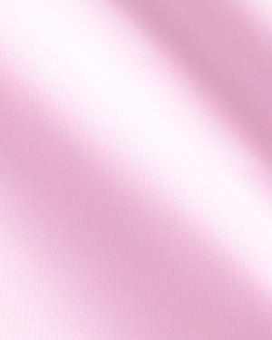 Kontrast Collar Pink Shirt S