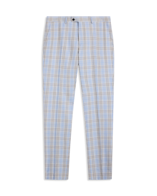 Light Blue Summer Check Pant