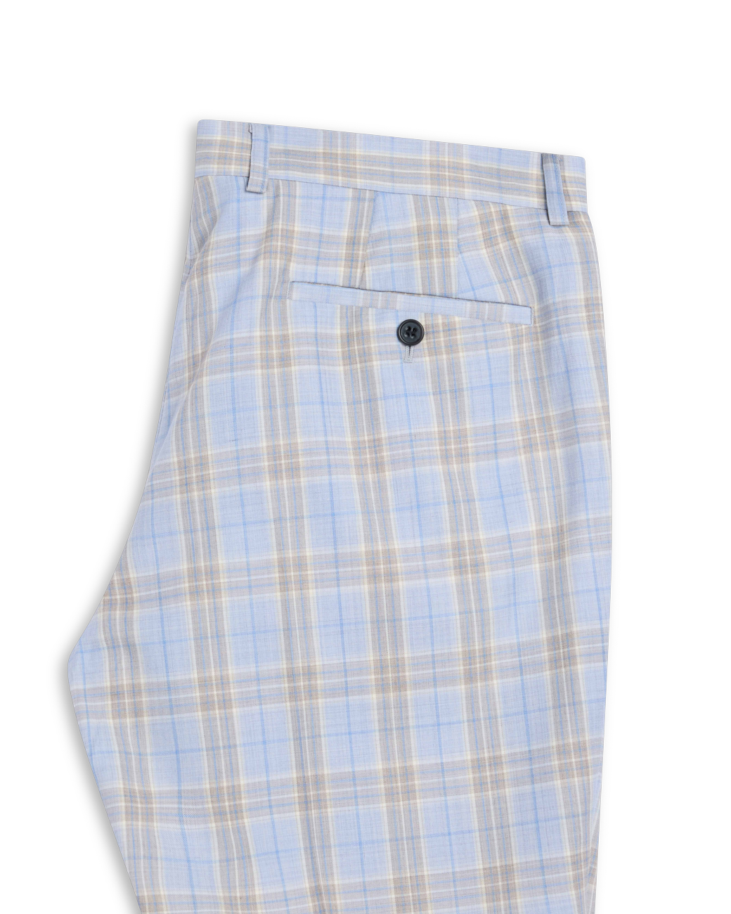 Light Blue Summer Check Pant