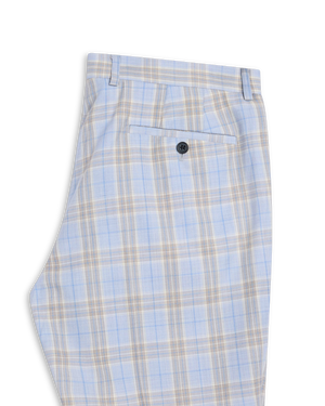 Light Blue Summer Check Pant
