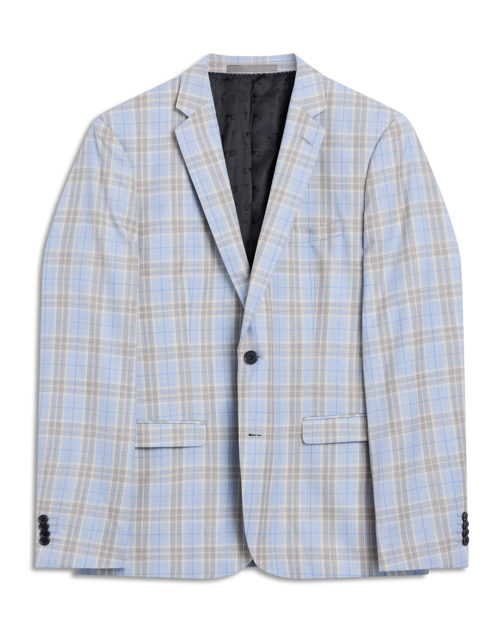 Light Blue Summer Check Jacket
