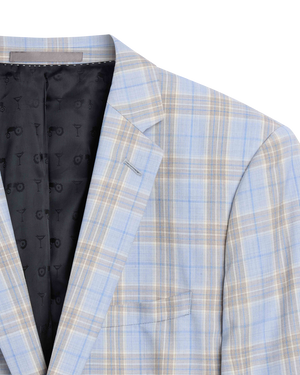 Light Blue Summer Check Jacket