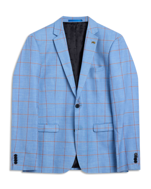 Light Blue Super 160 Jacket