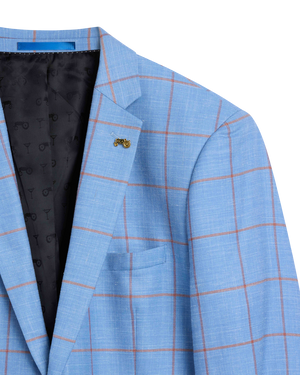 Light Blue Super 160 Jacket