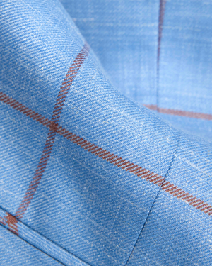 Light Blue Super 160 Jacket