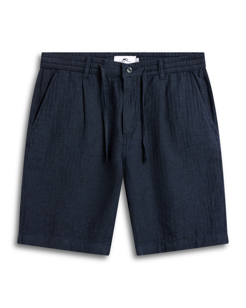 Linen Herringbone Shorts