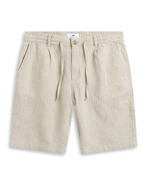 Linen Herringbone Shorts