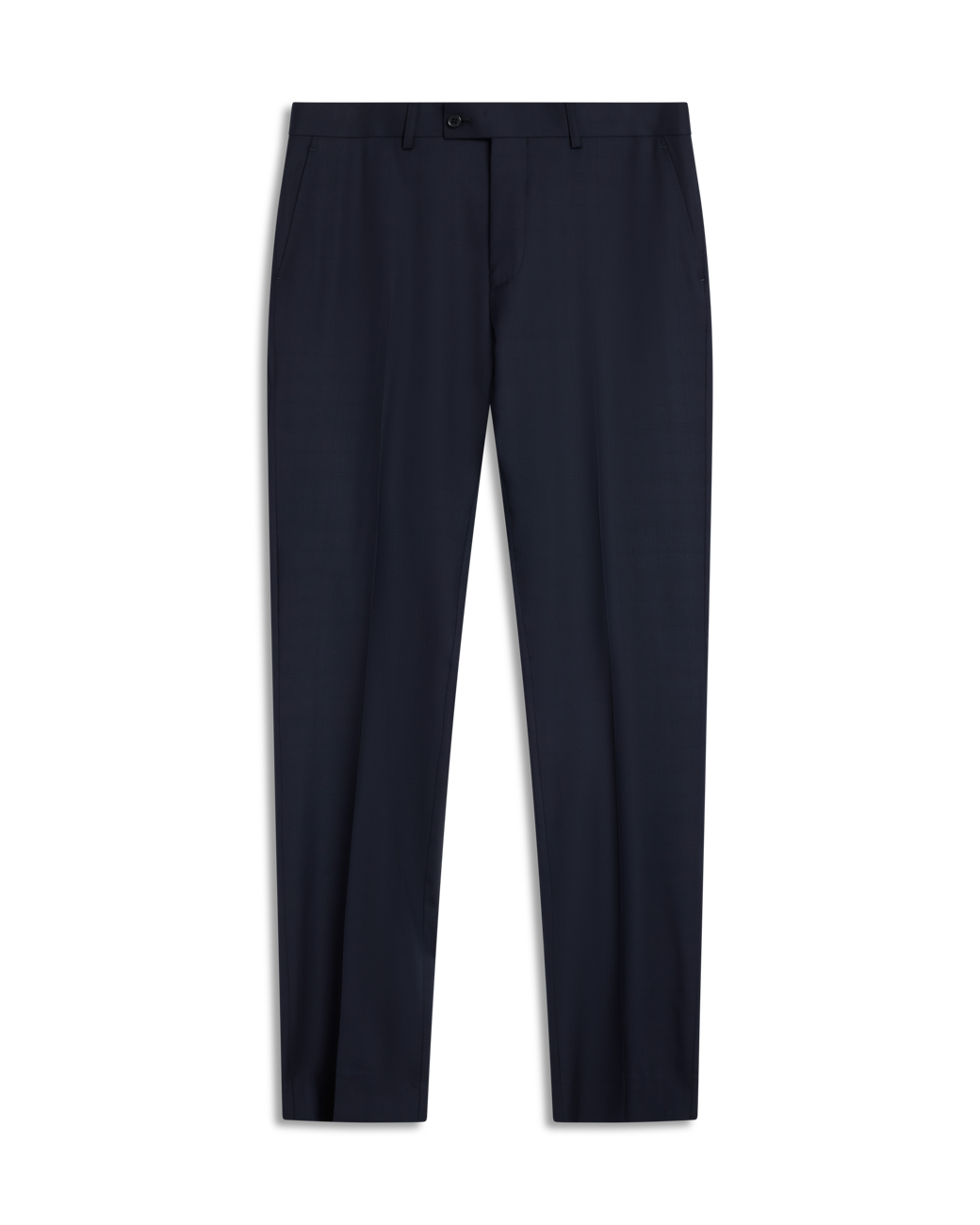 Navy Check Super 140 Pant