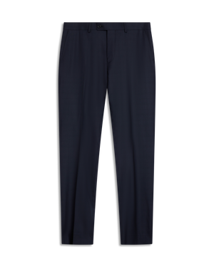 Navy Check Super 140 Pant