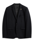 Navy Check Super 140 Jacket