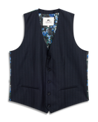 Navy Stripe Vest