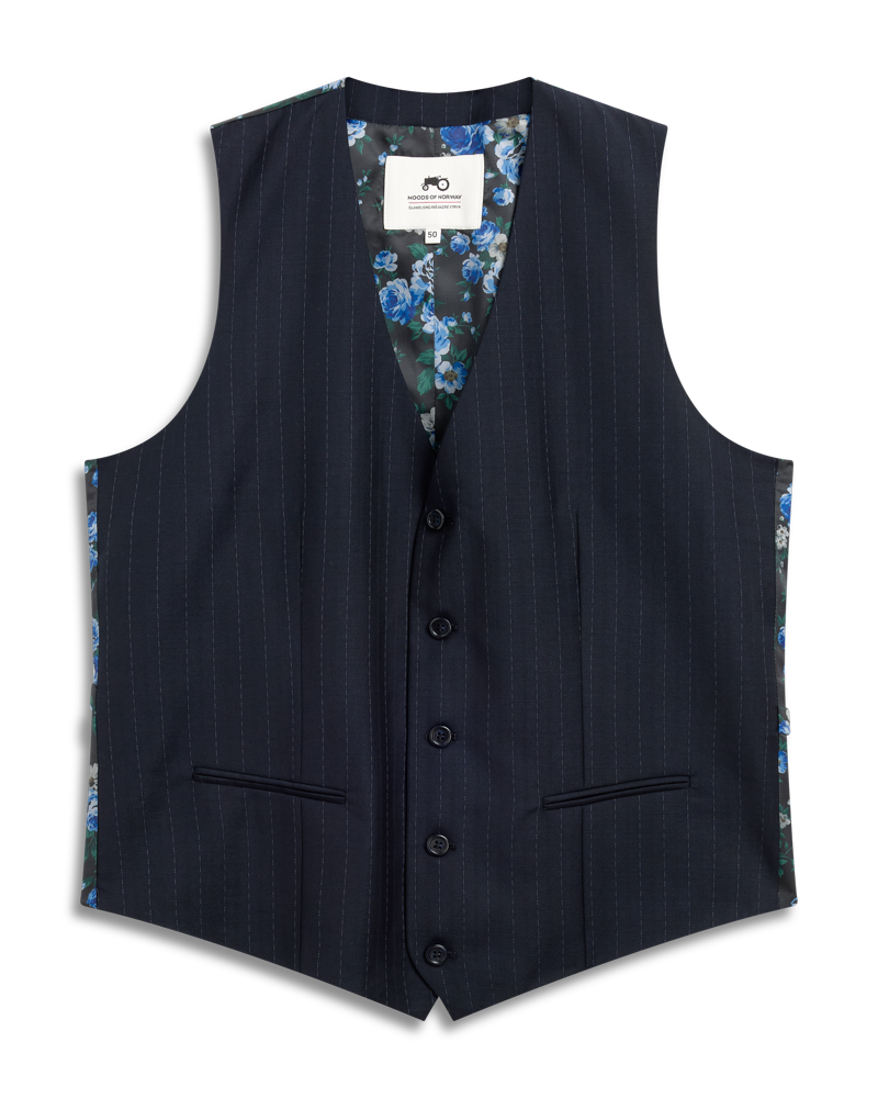 Navy Stripe Vest