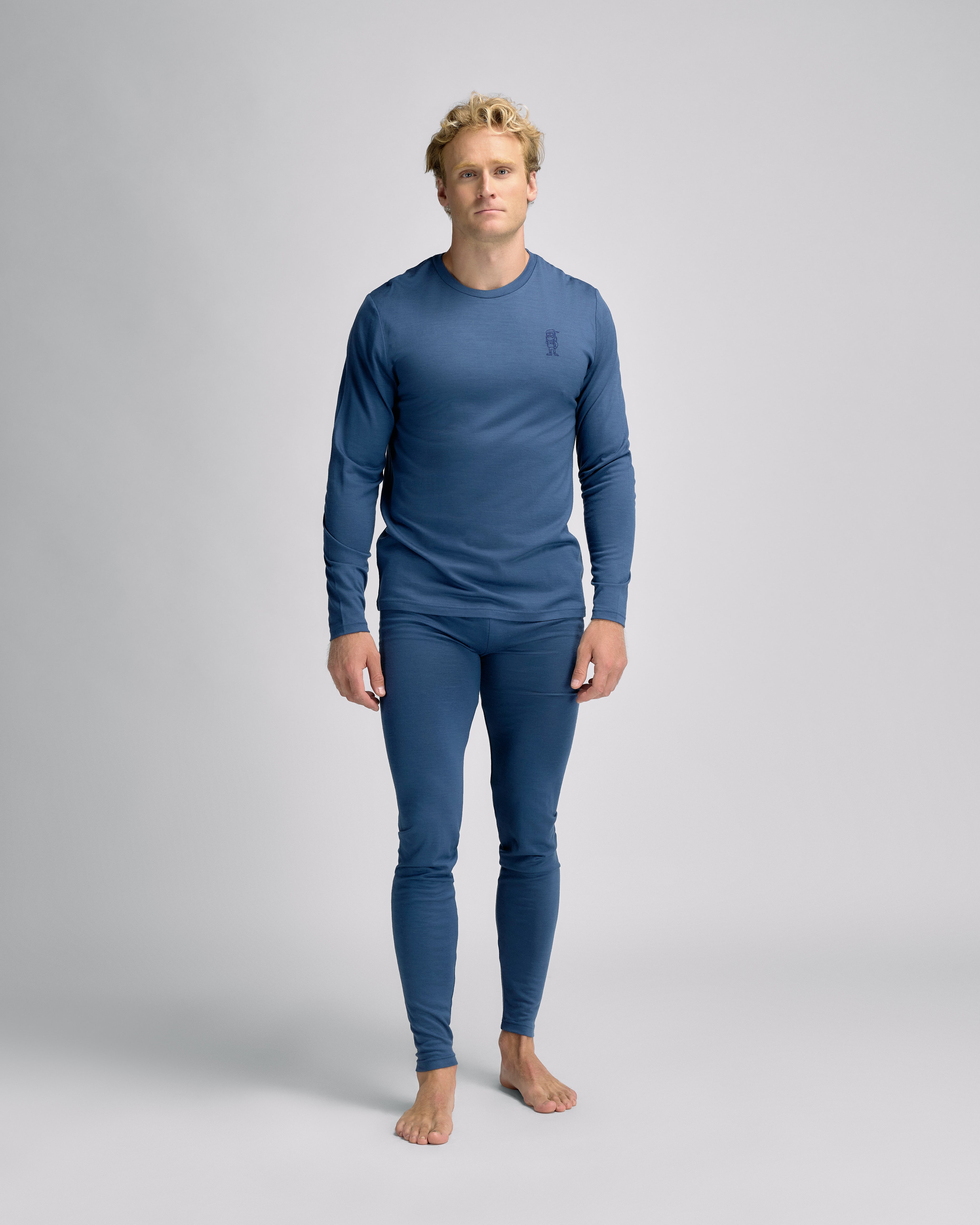 Wool Pant Blue