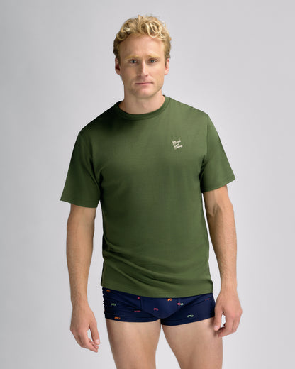 Wool Tee Green