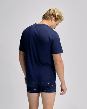 Wool Tee Navy