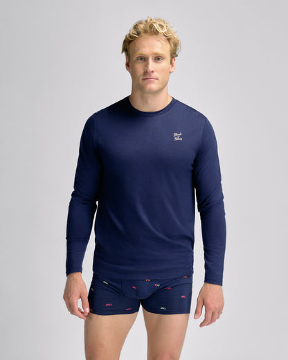Wool Longsleeve Navy
