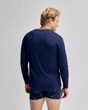 Wool Longsleeve Navy