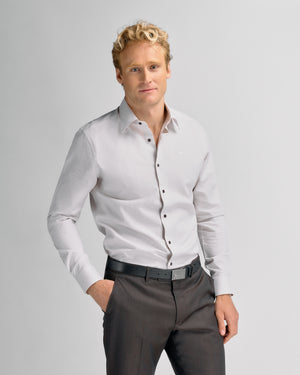 White Dots Beige Shirt R