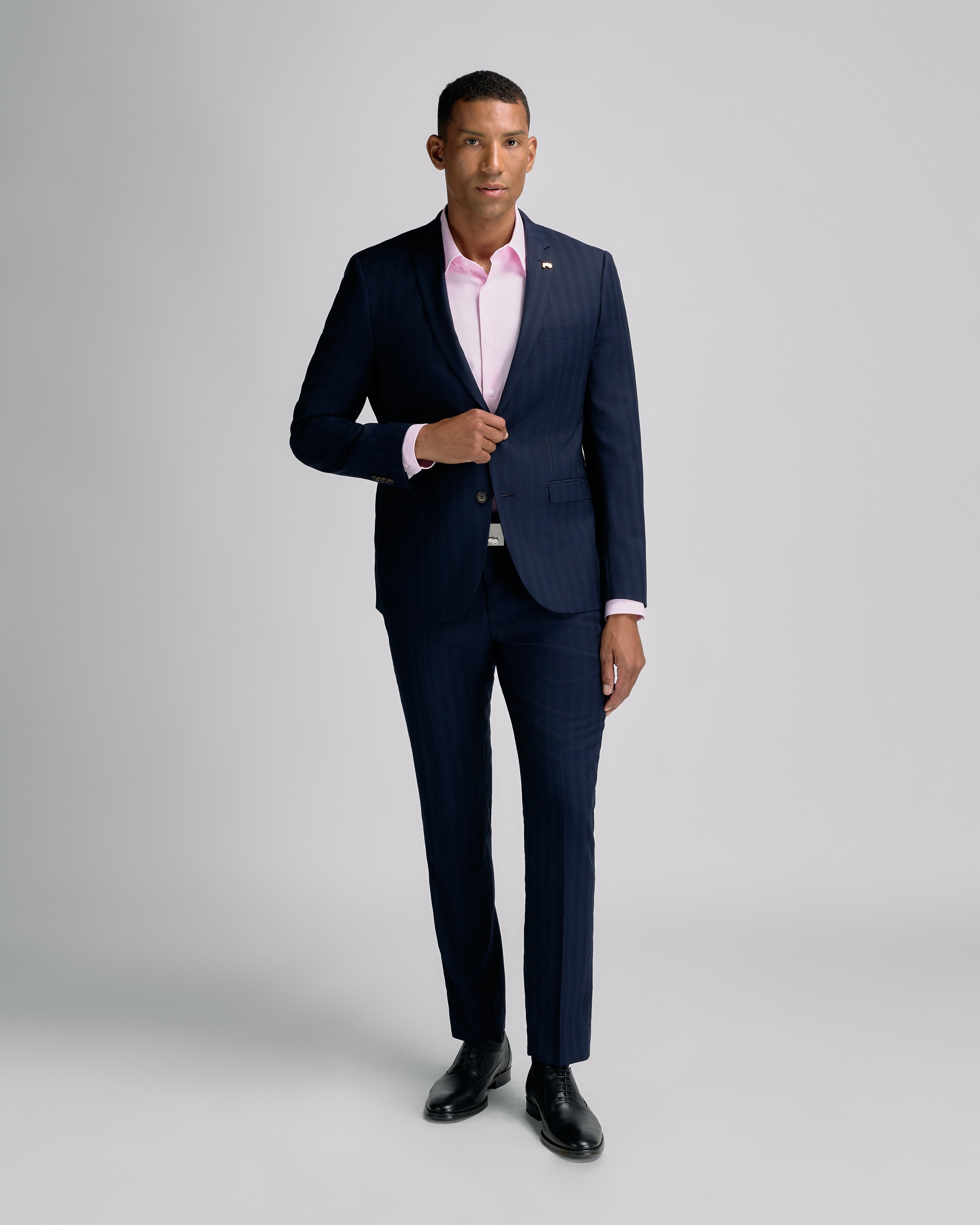 Fishbone Navy Pant