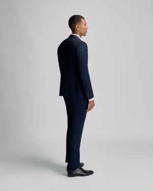 Fishbone Navy Pant
