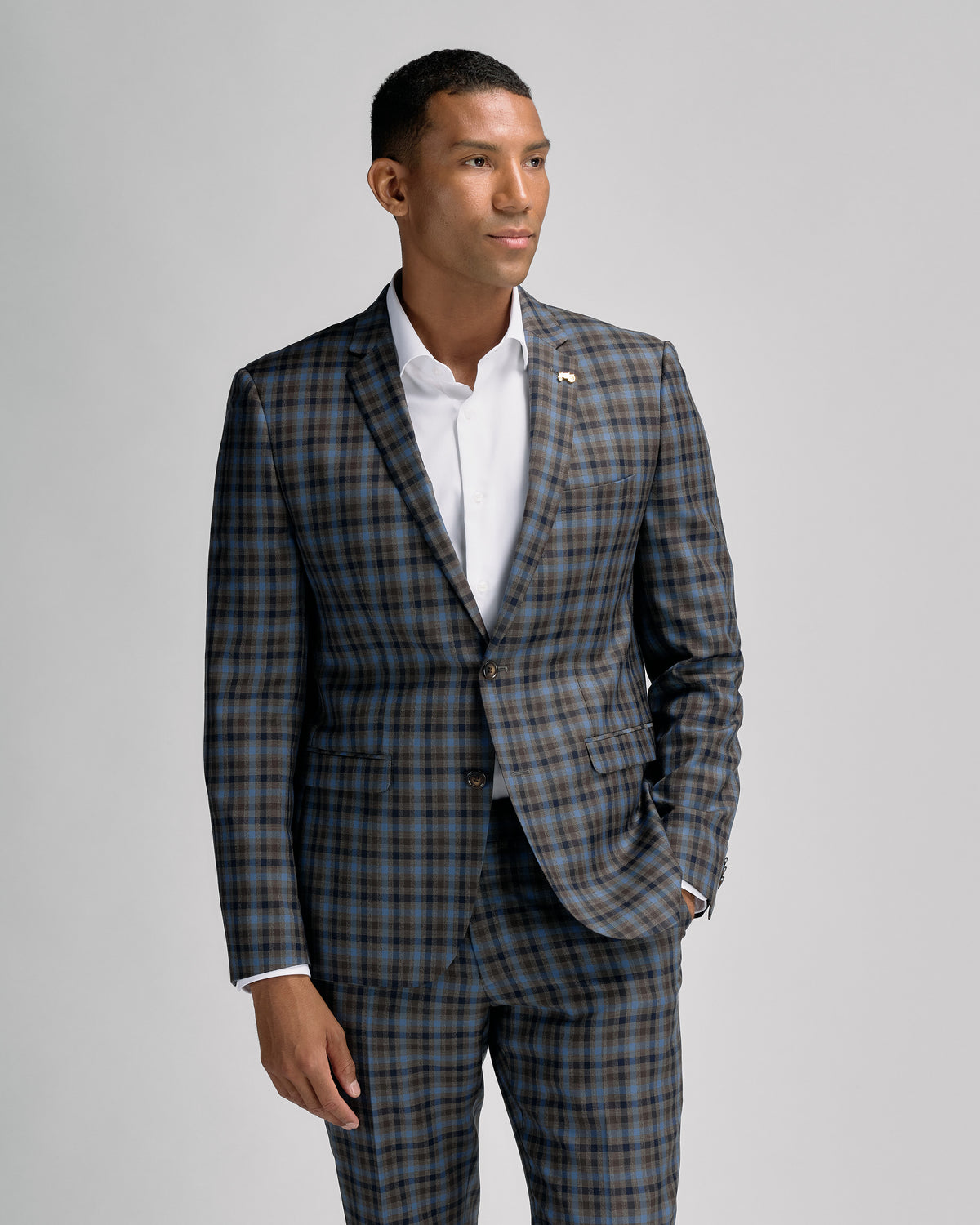 Square Check Jacket R