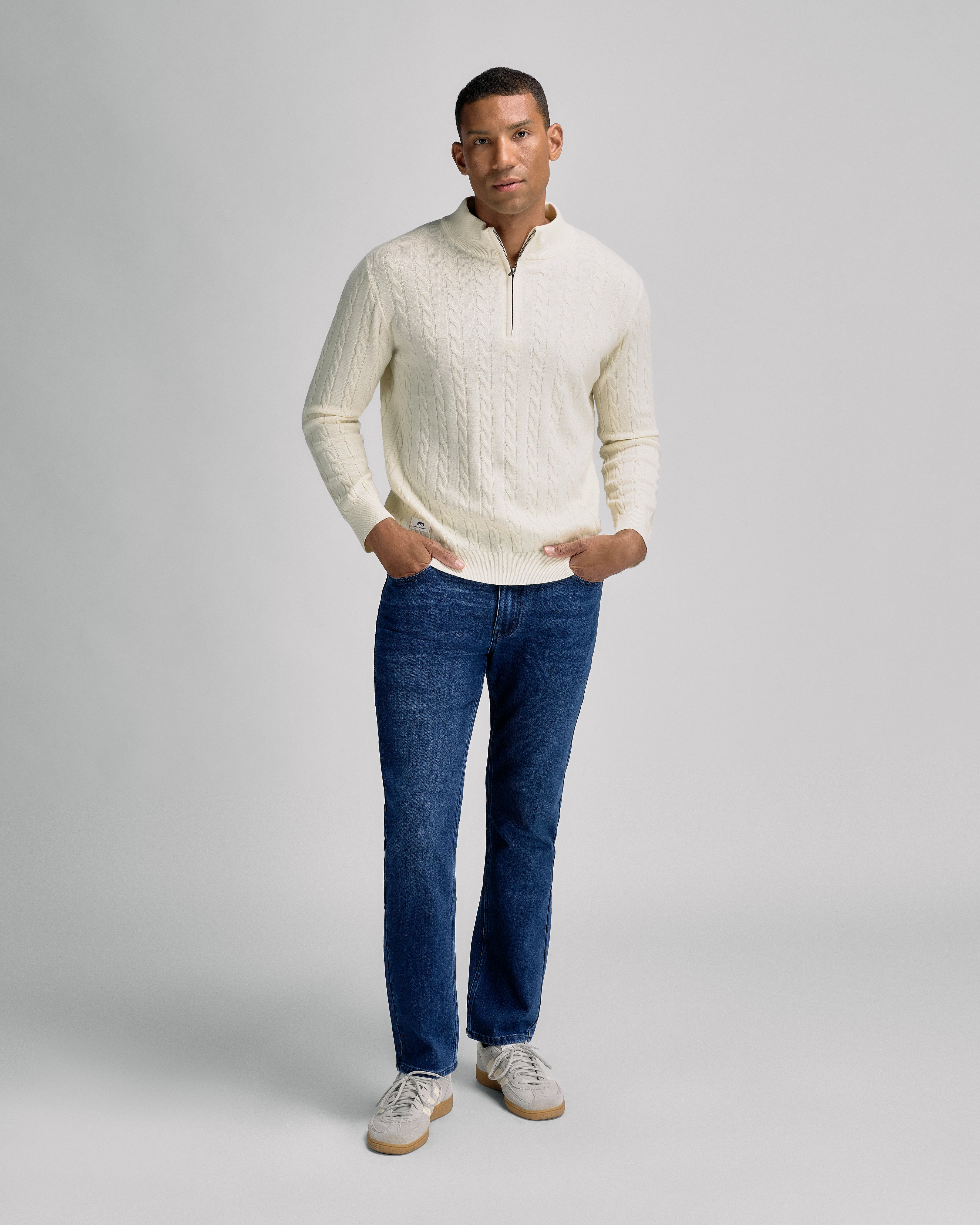 Knit Thin Half Zip
