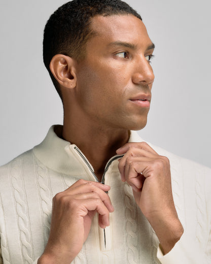 Knit Thin Half Zip