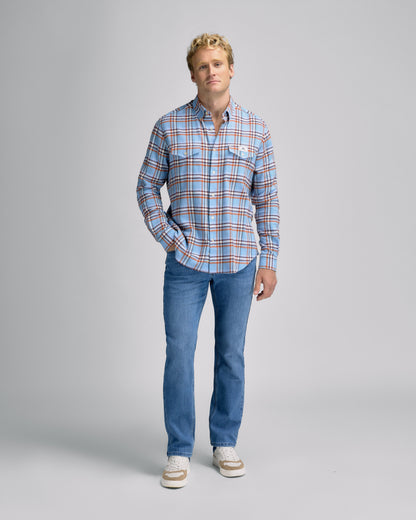 Bold Check Blue R