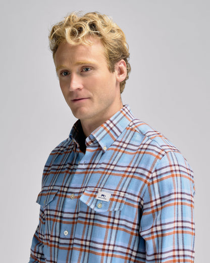 Bold Check Blue R