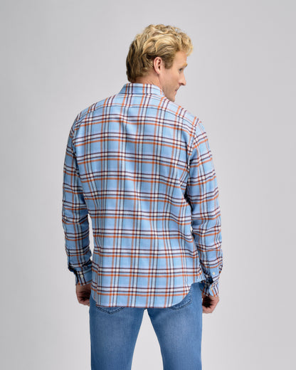 Bold Check Blue R