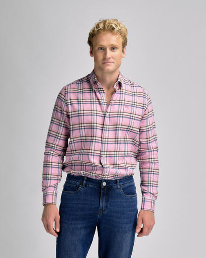 Bold Check Pink R