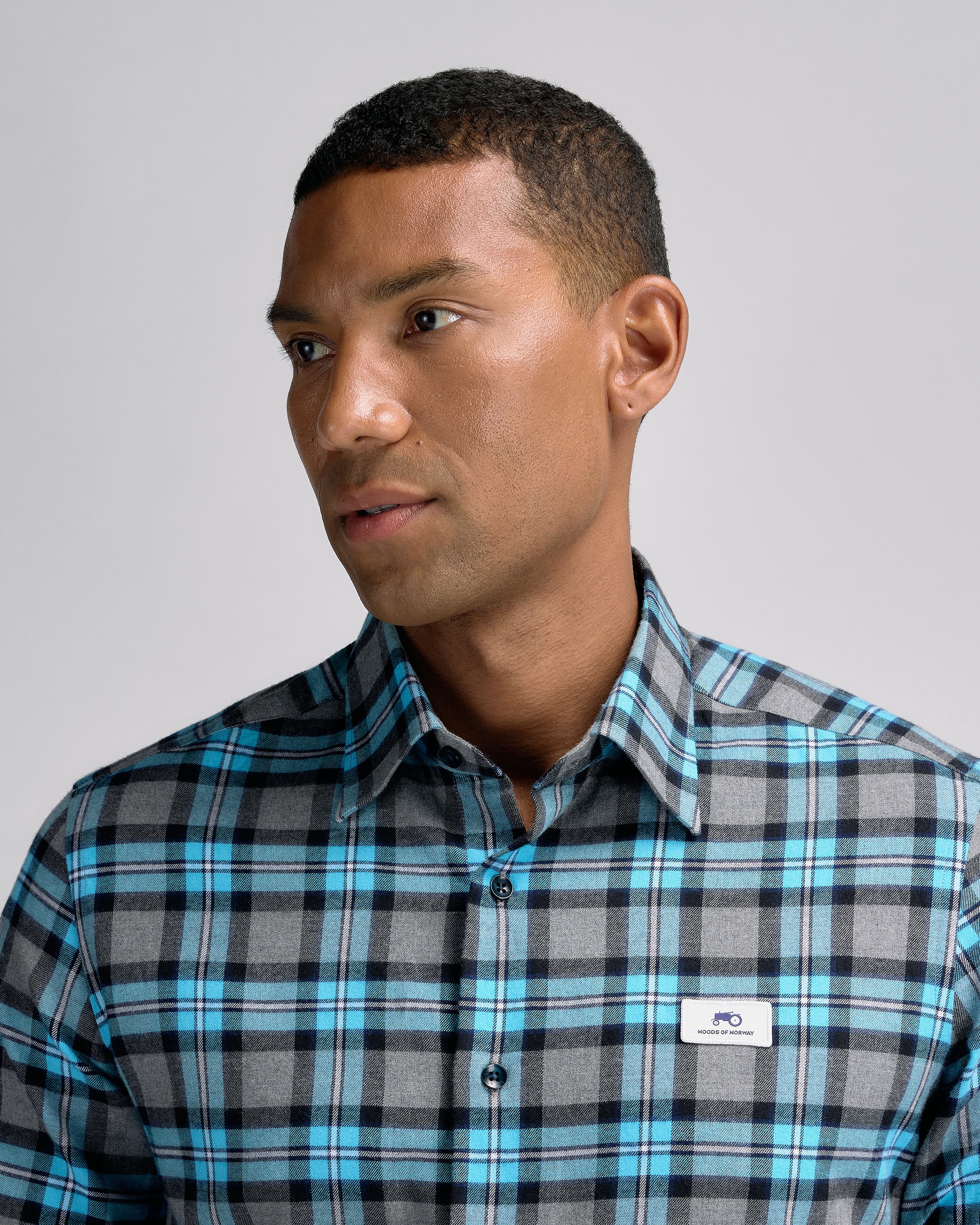 Turquoise Check Shirt R