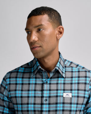 Turquoise Check Shirt R