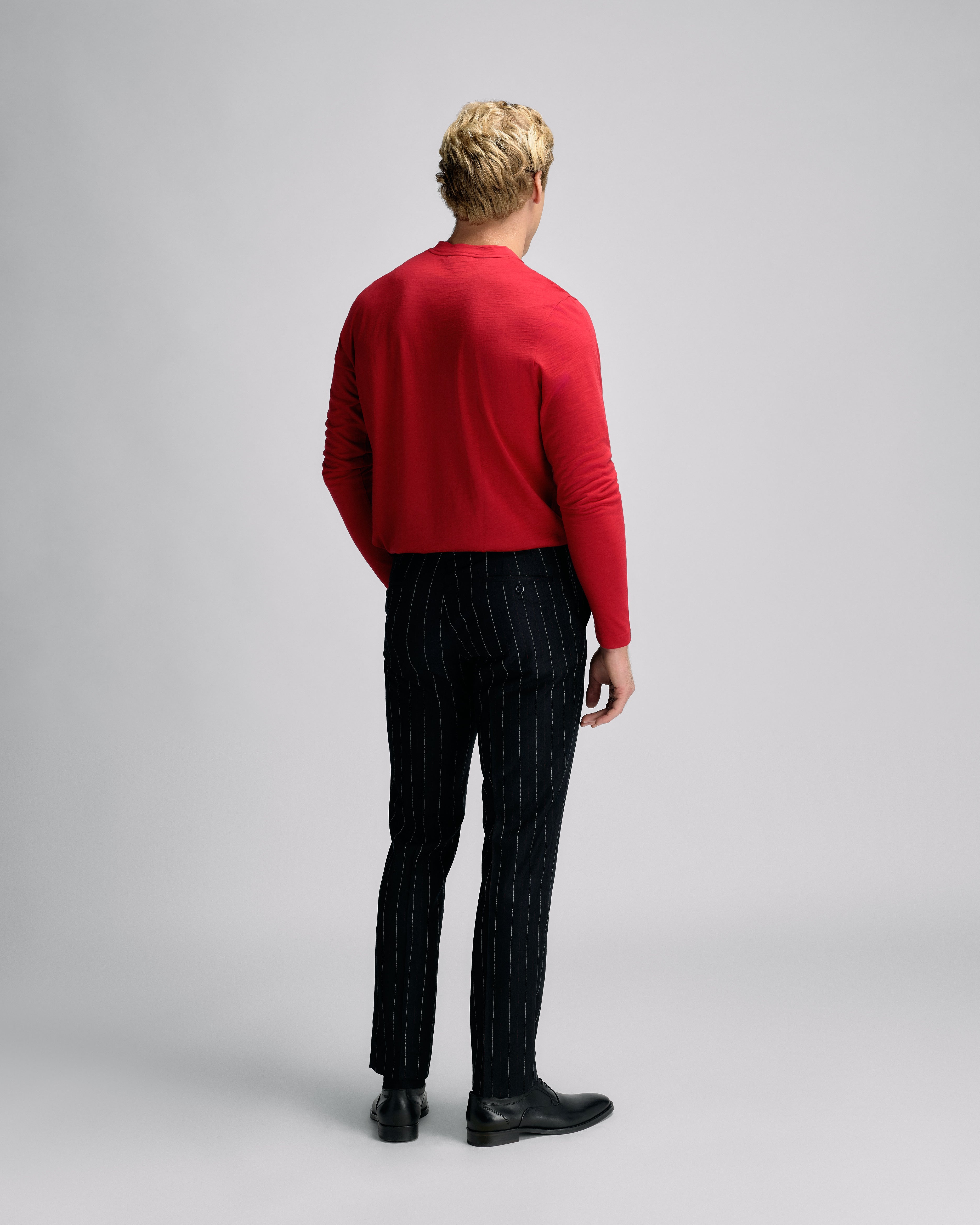 White Red Stripe Pant