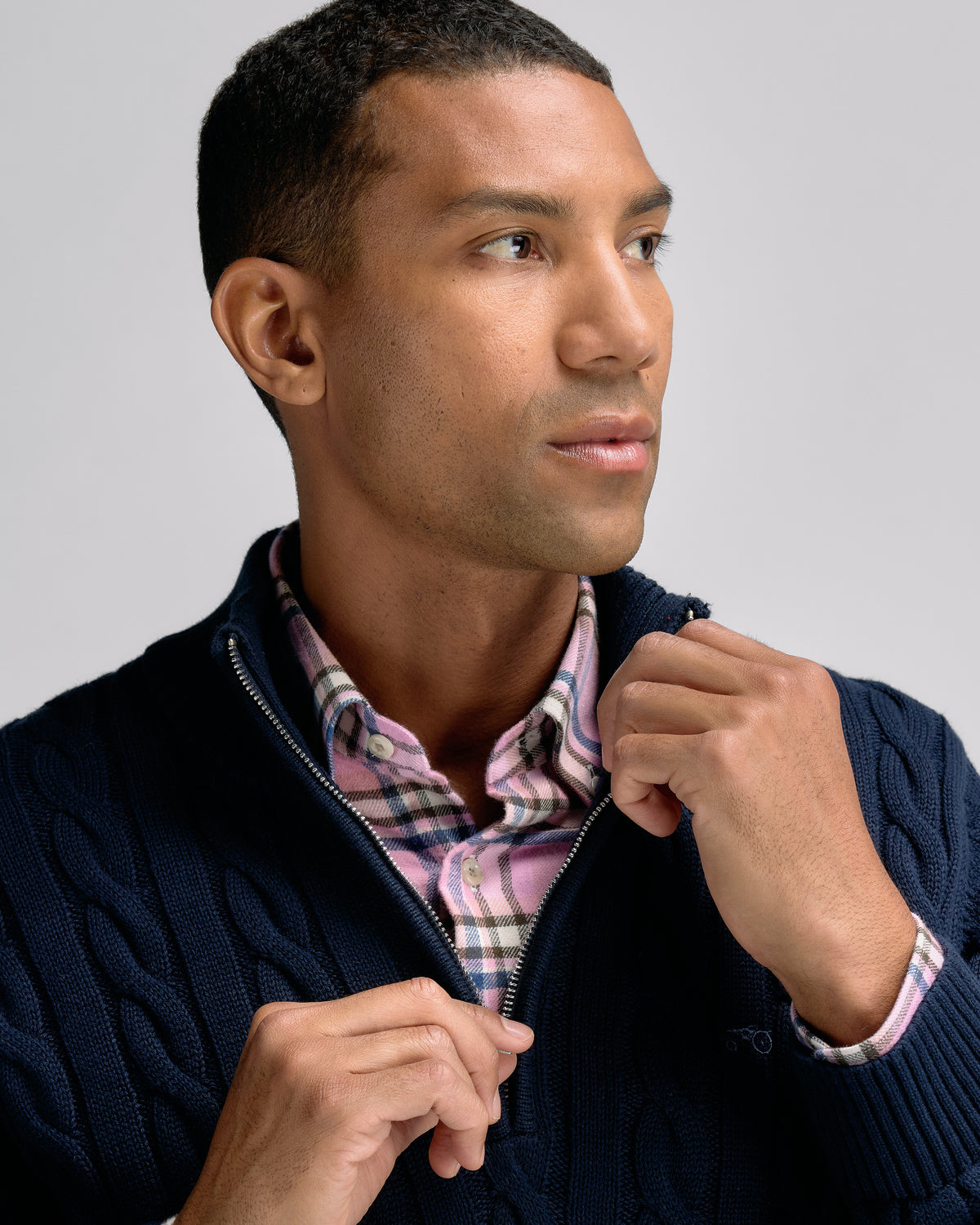 Cable Half Zip