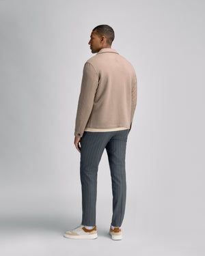 Shirt Jacket Knit Beige