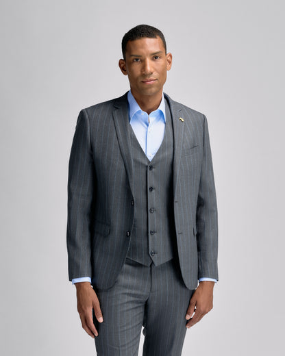 Double Stripe Grey Jacket S